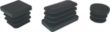 IVARS 110312702N Puntali Alettati Quadrati � Plastificate Nera mm 25x25 pz 200