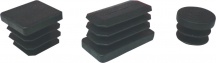 IVARS 110411702 Puntali Alettati Rett. Plastificate Nera mm.30x50 Pezzi 100