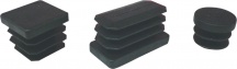 IVARS 110411902 Puntali Alettati Rett. Plastificate Nera mm.30x60 Pezzi 100