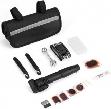 I-BIKE KIT814 Kit Riparazione Bici 16 in 1 con Borsa porta attrezzi