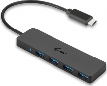 I-Tec C31HUB404 Hub USB 3.2 Gen 2 Type-C 5000 Mbits Nero