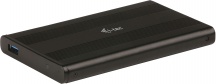 I-Tec MYSAFEU312 Box Esterno per SSD o HDD 2,5" in Alluminio colore Nero
