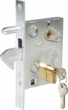 Ibfm 447A Serratura a Gancio per Cancello gancio e Perno 100x130 Entrata 60 mm