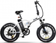 Icon.E Allroad Plus White Navy Bicicletta Elettrica Pieghevole Fat Bike 250 W 40 km Navy Allroad Plus