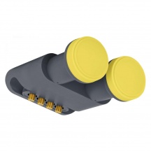 Iddigital LNB 249 Illuminatore LNB Dual Feed 4 Utenze Grey e Yellow
