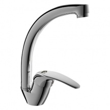 Idro Bric SCARUB1466CR Miscelatore lavello CITY canna alta orientabile 360� cromo