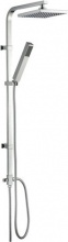 Idro Bric 0042CR Colonna doccia Kube in metallo cromato con doccetta 1 funzione