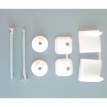 Idro Bric 051424 Cerniere sedile WC per sedili wc in plastica semplice