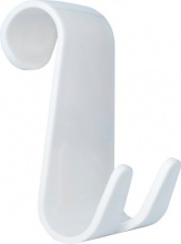 Idro Bric A110200WW Appendiabiti per termoarredi 64x11xh.85 mm Bianco lucido