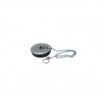 Idro Bric L060952 Tappo scarico con Catenella � 5,2cm Nero e Cromo