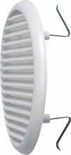 Idro Bric SP102GR Griglia aerazione universale in plastica bianca � 170 mm