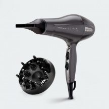 Bellissima Imetec 11859 Asciugacapelli da viaggio Funzione ionica 2200 W Grigio