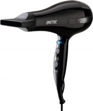 Imetec 11977 Asciugacapelli Phon 2200W 2 Velocit� 3 Temperature Nero S6 2000