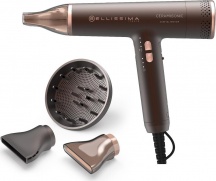 Imetec 21013 Asciugacapelli Phon 3 Temperature Ceramisonic Deep Brown Rose Nude