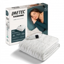 Imetec 26201 Scaldasonno Singolo Scaldaletto Elettrico Adapto Plus 100% Cotone 80x150