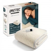 Imetec 26203 Scaldasonno Singolo Elettrico Adapto Plus 100% Lana e Merino 80x150