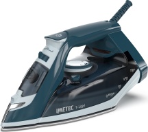 Imetec 9041 Ferro da Stiro a Vapore Potenza 2200 Watt Ceramica Blu  F-Light