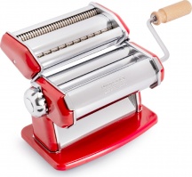 Imperia 4120 Macchina per la Pasta Manuale con 6 Diversi Spessori Acciaio Rosso