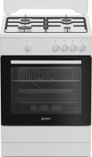Indesit I6GGKMW Cucina a Gas 4 Fuochi Forno a Gas 60x60 cm Classe A Bianco