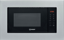 Indesit MWI 120 SX Forno a Microonde da Incasso 20 Litri 800 Watt 60 cm Acciaio