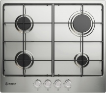 Indesit THP 642 IXI 1 Piano Cottura 4 Fuochi a Gas 58 cm Acciaio Inox