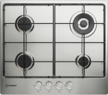 Indesit THP 642 WIXI 1 Piano Cottura 4 Fuochi a Gas 58 cm in Acciaio Inox