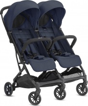 Inglesina AH86R0NAV Twin Sketch - Passeggino Gemellare Leggero Compatto fino a 15 Kg Navy