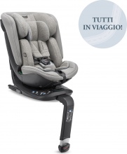Inglesina AV91R0MOG Seggiolino Auto 0-36 Kg Isofix  0M - 12 Anni Moon Grey - Copernico