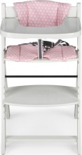 Innovaciones Ms 2031B Seggiolone Pappa 6M - 10A Evolutivo Bianco Cuscino Rosa - Full