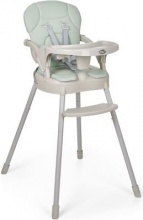 Innovaciones Ms 2063 Belly - Seggiolone Pappa 6M+ Evolutivo Sedia Rialzo sedia Verde