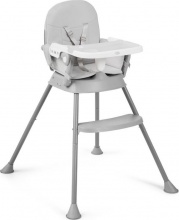 Innovaciones Ms 2065 Spoon - Seggiolone Pappa 2 in 1 Max 25 Kg Alzasedia Grigio