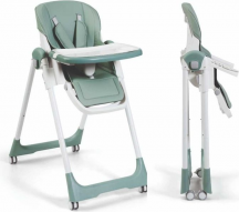 Innovaciones Ms 2079 Tasty Seggiolone Pappa 6M-15Kg Reclinabile Verde Menta