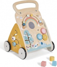 Innovaciones Ms 3481 Girello Bambini Primi Passi Montessori in Legno Giallo - Mimo