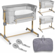 Innovaciones Ms 430112 Lettino Culla Neonato da Campeggio Co-sleeping Grigio - Sleepy
