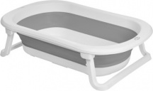 Innovaciones Ms 6837 Vaschetta Bagnetto Neonati 5-25x84x50cm a Soffietto Grigio Flex