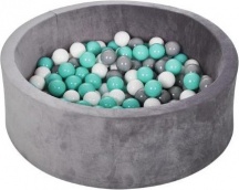 Innovaciones Ms 8701 Piscina palline per Bambini morbida con 100 palline colorate