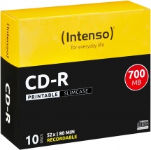 Intenso 1801622 Cd-R Masterizzabile 700 MB Velocit� 52x 10 Pezzi