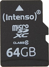 Intenso 3413490 Scheda di Memoria microSDHC 64GB MicroSDXC Classe 10