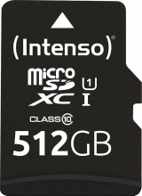 Intenso 3423493 Scheda di Memoria Micro SD 512 GB Classe 10