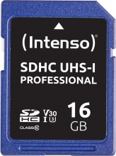 Intenso 3431470 Scheda 16GB Classe 10 UHS-I V30 colore Blu