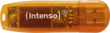 Intenso 3502490 Pen Drive 64 Gb Penna USB 2.0 28 Mbs Arancione  Rainbow Line