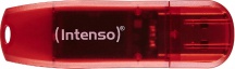 Intenso 3502491 Pen Drive Chiavetta USB 128 GB USB tipo A 2.0 Rosso, Trasparente