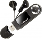 Intenso 3601470 Lettore MP3 WMA Portatile fino a 16 GB Nero
