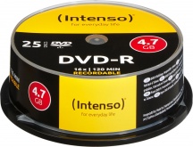 Intenso 4101154 Confezione n� 25 DVD+R 16x 4,7 GB 120 min