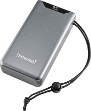 Intenso 7332054 Powerbank Batteria Portatile F20000 20000mAh Usb-C Grigio