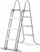 Intex 28072 Scala Scaletta per Piscina Fuoriterra Acciaio h 107cm - Safety