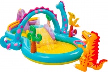 Intex 57135 Piscina Gonfiabile Play Center Gioco Bambini cm 333x229x112 Jungle