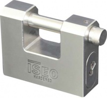 Iseo 3242i3288 Lucchetto Antiscasso Clarus Acciaio Carbonitrurato Chiavi 3 mm 84