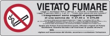 Ist 1590 0020 Etichetta Adesiva 150x50 Vietato Fumare L.311  1 Pezzi 10