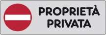 Ist 1590 7200 Etichetta Adesiva 150x50 Proprieta Privata Pezzi 10